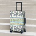 thumbnail image 5 of exotic cute Alpaca Llama Vintage Luggage Cover Anti Scratch, Elastic Suitcase Protector Suitcase Covers for Luggage Fits 18-32 Inch Luggage, 5 of 5