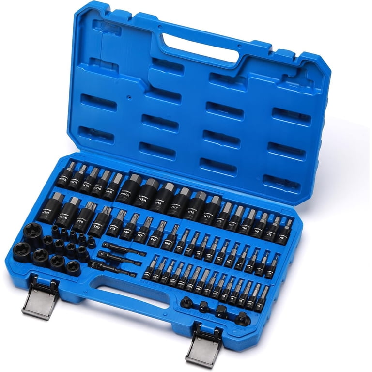 CASOMAN 71-Piece Master Hex & Torx Bit Socket Set, 1/4