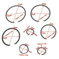thumbnail image 3 of Transfer Case Gearbox Circlips Snap Ring Lock Kit For ford 3600 Tractor, 3 of 3