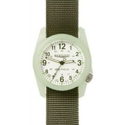 11028 Men's DX3 Field White Dial Defender Drab Olive Green Nylon Strap Watch