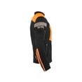 thumbnail image 3 of Chamarra motociclista hombre protectores reflejante impermeable WORKLAND 1985 negro XL WKL  1985NEGRONARANJA, 3 of 9