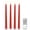 Red, variant on Flameless Taper Candles with Timer, Battery Operated Led Candle Sticks Real Wax Finished, Remote and Batteries Included - H 11" Set of 4 (Red)