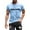Light Blue, variant on Xdzjlr Men's Shirt City Theme Printed Top Breathable Mens Shirts Casual,S