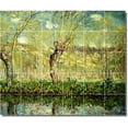 thumbnail image 1 of Ceramic Tile Mural-Claude Monet Garden Bathroom Tile Mural 19. 25.5" w x 21.25" h using (30) 4.25 x 4.25 ceramic tiles, 1 of 3