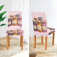 thumbnail image 3 of Yayeee 2 Pack Dining Chair Covers Stretch Parson Chairs Slipcovers Seat Protector, Watercolor Jam, 3 of 6