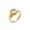 White, variant on Womens Stainless Steel Ring 18K Gold Plated Crown Ring With Zircon Loving Heart Vintage Fashion Ornament Gift Idea