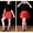 Red, variant on RTKFRFLM Girls Latin Dance Dress Short Sleeve Fringed Performance Gown for Kids Hot Pink 10-11 Years