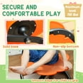 thumbnail image 5 of Qaba Sensory Spinning Chair, Kids Swivel Chair, Flower Shaped Sensory Chair for Autism, Kids, Toddlers, Training Body Balance & Coordination, Orange, 5 of 10
