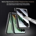 thumbnail image 3 of Ancove for Motorola Razr 2025 / Razr 2024 Case with Magnetic Ring Stand, Crystal Clear Phone Case Rear Screen Protector Hinge Protection Full-Body Anti-Scratch Case for Motorola Razr 2025/2024,Black, 3 of 7