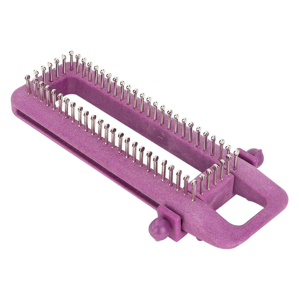 Sock Loom Kit Hosiery Knitting Machine Adjustable Knitting Loom Board Hook DIY Loom Craft Tool for Hat Scarf Shawl Sweater Sock Blankets