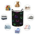 thumbnail image 3 of ZNDUO Round Laundry Basket, Waterproof Collapsible Laundry Baskets with Handles, Medium Size - Cartoon Colourful Halloween Pattern, 3 of 8