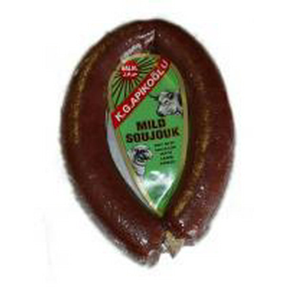 Halal Mild Soujouk, Dry Beef Sausage, (KGA) approx. 1lb