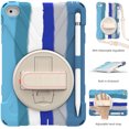thumbnail image 2 of XYX Case for iPad Mini 5/4 Generation 7.9 inch with 360 Degree Rotating, Hand Strap, Shoulder Strap, Colourful Blue, 2 of 7