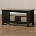 thumbnail image 3 of Bowery Hill Contemporary Coffee Table in Wenge Brown, 3 of 6