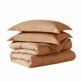 thumbnail image 3 of American Home Collection Comforter Set - Extra Soft Microfiber - 3 Piece Comforter and Pillow Shams Set - Full/Queen, Tan, 3 of 8