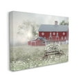 thumbnail image 3 of Stupell Red Barn Floral Wagon Meadow Landscape Painting Gallery Wrapped Canvas Print Wall Art, 3 of 5