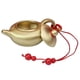 thumbnail image 3 of Teapot Decor with Lanyard Made of Brass for Home Furnishings and Collections 3.5 x 2.5 inches, 3 of 4