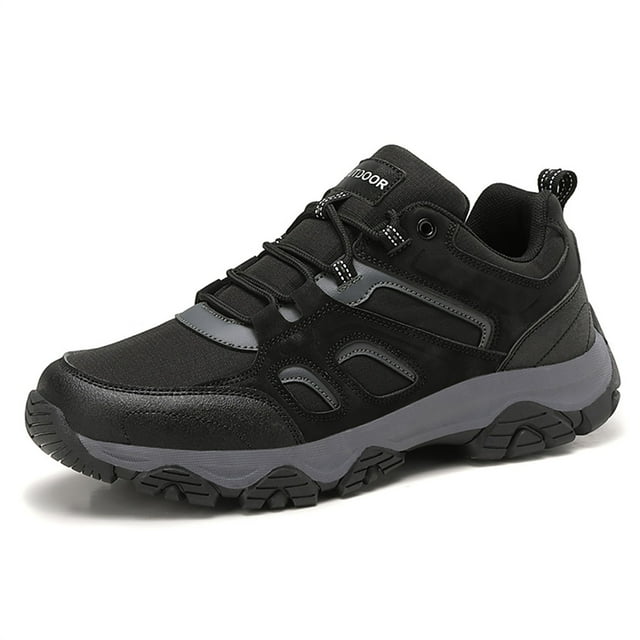 WEAIXIMIUNG Chaussures de Sport pour Hommes Taille 13W Chaussures de Mode pour Hommes à Lacets en Cuir Chaussures Décontractées Confortables de Randonnée Chaussures