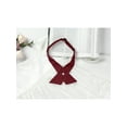 thumbnail image 6 of INSPIRE CHIC Pre Tied Adjustable Bowtie School Uniform Criss-Cross Bow Ties 2 Pcs, 6 of 6