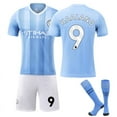 thumbnail image 5 of 2023 - 2024 raqueta de fútbol del granero local del Manchester City número 9 Haaland de bruyne 17, 5 of 5