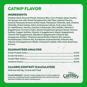 Greenies Feline Catnip Flavor Adult Natural Dental Cat Treats, 4.6 Oz Pouch