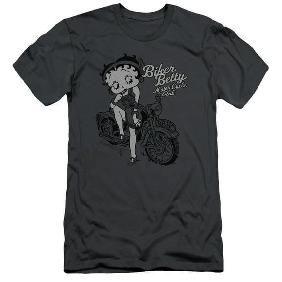 Betty Boop Bbmc S/S Adult 30/1 T-Shirt Charcoal