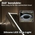 thumbnail image 4 of LED Silicone Neon Light Strip 5M 12V Neon Rope Light 16.4ft/5m Waterproof Flexible LED 6000K,Contains DIY Accessories for Outdoor Indoor (Cold White + Plug), 4 of 8