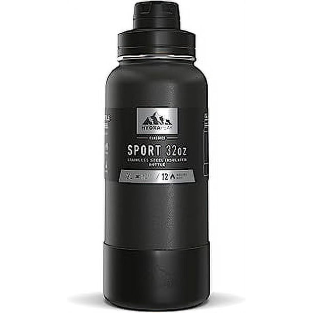 Botella Sport Boot HYDRAPEAK 32 oz con Asa y Popote Negro