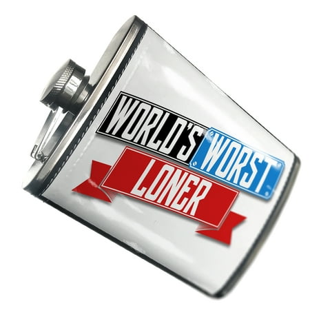 

NEONBLOND Flask Funny Worlds worst Loner