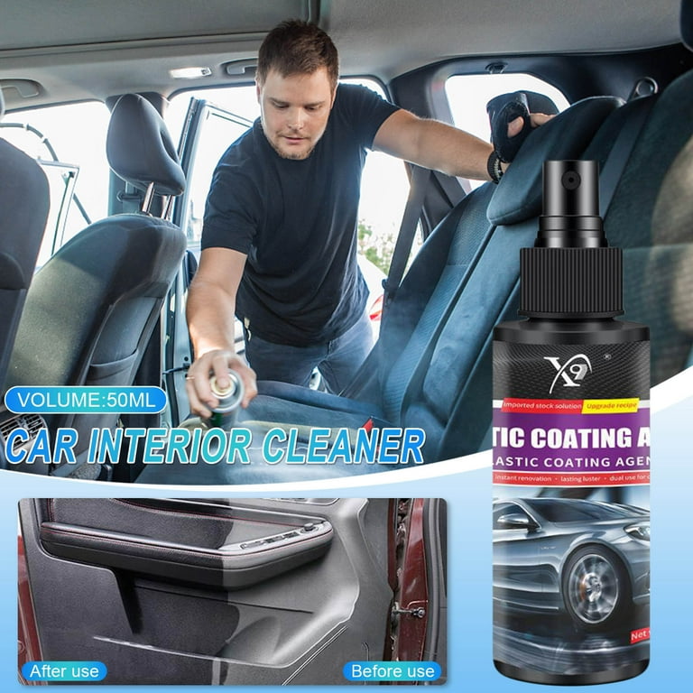 Plastic Restorer for Cars Ceramic Plastic Coating Trim Restore, Resists  Water, UV Rays, Dirt, Ceramic Coating, Not Dressing, Highly Concentrated 