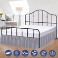thumbnail image 2 of CHUANK Cottington Lane Ruffled Bed Skirt- Microfiber- White  Queen 16 Inch Drop Split Corner Bed Skirt With Platform, 2 of 5