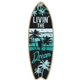 thumbnail image 1 of Decoraciones de Pared SurfSizzle 1Pza 16x45cm Madera Tabla de Surf., 1 of 5
