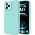 thumbnail image 1 of XUCP-Compatible with iPhone 12 Pro Max Phone Case | Thickening 2.1 MM Liquid Silicone | Anti-Scratch Microfiber Lining | Full-Body Duty Heavy Protection Case, Sea Blue, 1 of 4