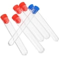 thumbnail image 2 of MasteelfCA 12pcs Test Tubes Clear Plastic Test Tubes for Scientific Experiments Propagation, 2 of 8