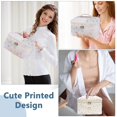 thumbnail image 3 of Bolsa de maquillaje Gosect Floral Coquette Aesthetic de gran capacidad, 3 of 6