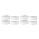 thumbnail image 2 of Recipiente de plástico para alimentos Yuarrent transparente sin BPA conserva la frescura Blanco lechoso 4 piezas 2Conjunto, 2 of 6