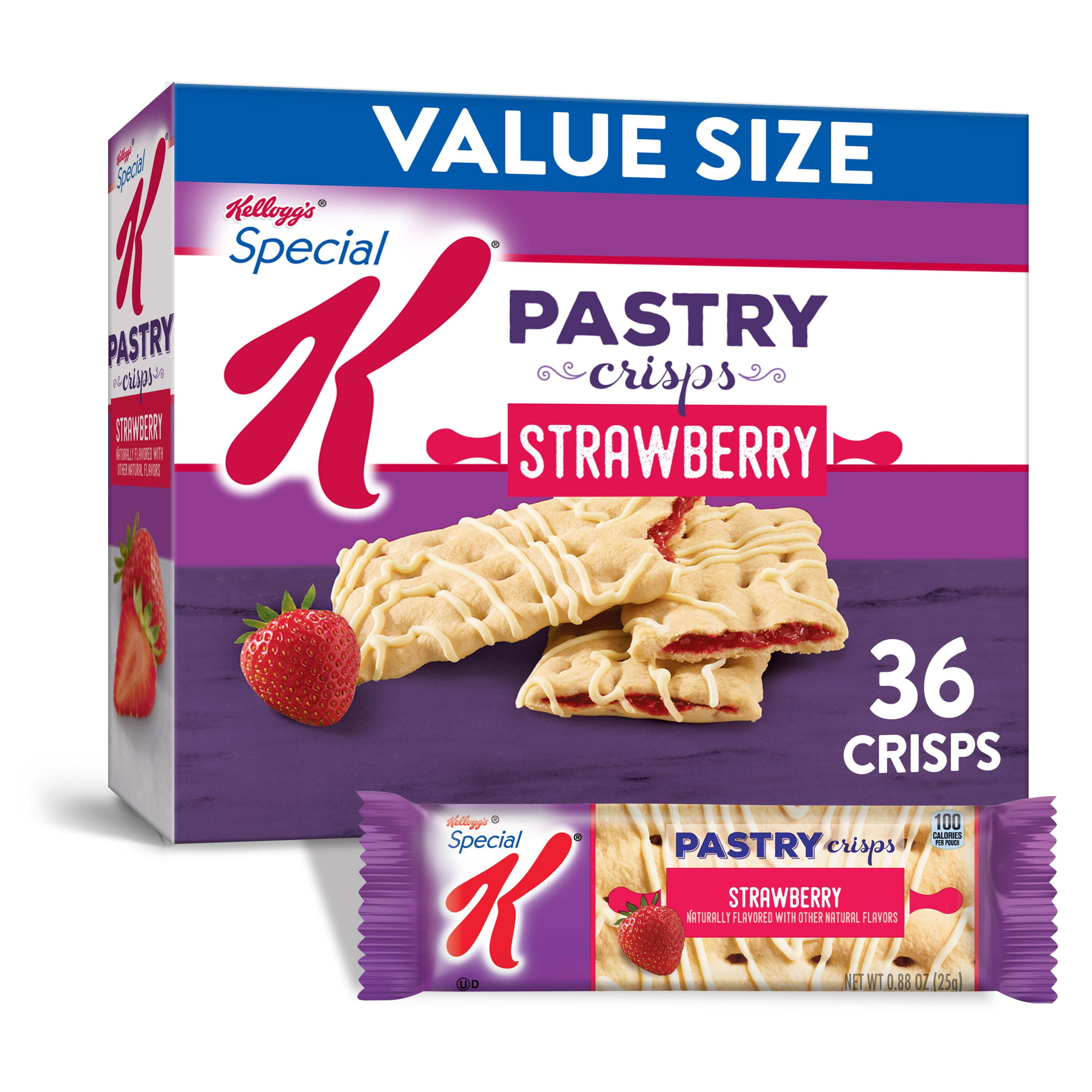Kellogg's Special K, Pastry Crisps, Strawberry, Value Pack, 36 Ct, 15.