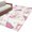 White Pink, variant on 3'x5' Area Rugs, Pink Santa Christmas Indoor Outdoor Area Rug for Living Room Bedroom, Xmas Tree Winter Snowflake Washable Bathroom Rugs Kitchen Floor Carpet Mats Home Decor Aesthetic
