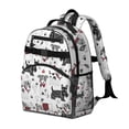 thumbnail image 2 of Scribble Dogs Backpack for School,Cute School Bag,Schoolbag with Adjustable Shoulder Straps & Padded Back,15.25"x11.5"x5.25", 2 of 6