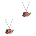 thumbnail image 3 of Minnieouse Collar con colgante de acero inoxidable versátil, bandera afgana, colgantes de bandera afgana, collares para mujer Type1 NO1, 3 of 6