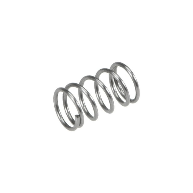 Unique Bargains Compressed Spring,3mm OD, 0.3mm Wire Size, 2mm Compressed Length, 5mm Free Length,2.6N Load Capacity,Gray,10 pcs