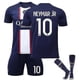 thumbnail image 1 of Messi #30 Jersey Home 2022-2023 Nueva temporada Camisetas de fútbol de París Jersey Set-22-23 Neymar jr 10-adultos 2XL (185-190CM) BmatwkZeng Bmatwe Jersey, 1 of 2