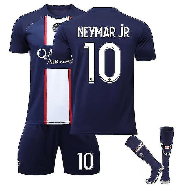 Messi #30 Jersey Home 2022-2023 Nueva temporada Paris Soccer T-shirts Jersey Set-22-23 Neymar jr 10-adults M (170-175CM) BmatwkZeng Bmatwe Jersey