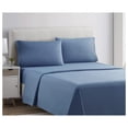 thumbnail image 2 of Bed Sheets, Premier 1800 Series 4 Piece Bed Sheet Set, Deep Pocket, Wrinkle, Fade, Stain Resistant, Luxury Soft Bedding Sheets & Pillowcases, Split King, Blue Heaven, 2 of 9