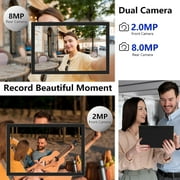 2024 Newest Android 13 Tablet with Keyboard 10 Inch 2 in 1 Tablets, 12GB RAM 128GB ROM 1TB Expand, Quad-Core 2.0GHz CPU Tablet PC, 5G WiFi 6 BT 5.0, 8MP Camera, Google Certified Tableta