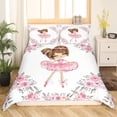 thumbnail image 1 of Funda Nórdica King Size para Niñas Niños Ballet Decoración Tema Juego de Cama Lindo, 1 of 7