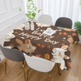 thumbnail image 5 of YAZAOO Square Tablecloth Lucky Rabbit Pattern Tableclothes, 5 of 9
