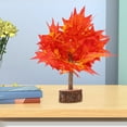thumbnail image 5 of OUNONA  Desktop Bonsai Decor Artificial Eucalyptus Plant Garden Lights Solar Powered Office, 5 of 8