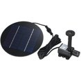 thumbnail image 2 of Solar Powered Floating Pond Fountain Brushless Water Pump Pool Decor Black, 2 of 7
