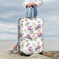 thumbnail image 3 of Lsque Orchids Flowers Printed Luggage Cover, Travel Luggage Protector,Scratch and Dirt Resistant, Fits 18-32 Inch Luggage - Medium, 3 of 9